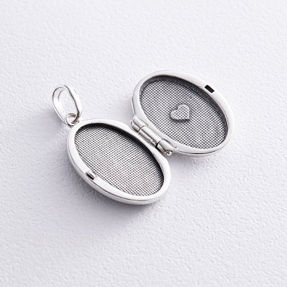 Серебряный кулон "Древо жизни. Семейное дерево" для фотографии (чернение) 7345 №7