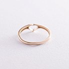 Кольцо "Сердечко" в желтом золоте к07228 от ювелирного магазина Оникс - 2