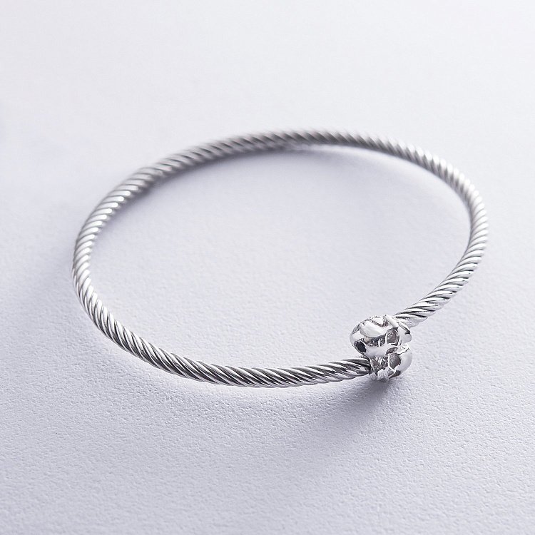 Серебряный браслет "Черепа" черепа от ювелирного магазина Оникс