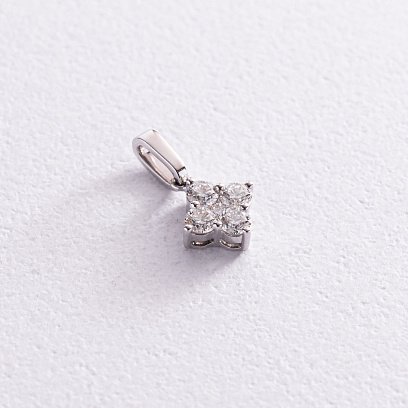 Золотая подвеска с бриллиантами пб0063cha