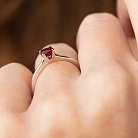 Золотое кольцо с рубином кб0409 от ювелирного магазина Оникс - 3