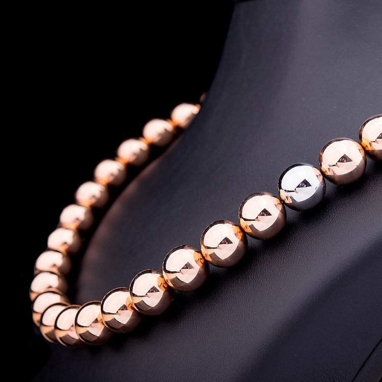 Золоте кольє "Кульки" кол00401 від ювелірного магазину Онікс - 1