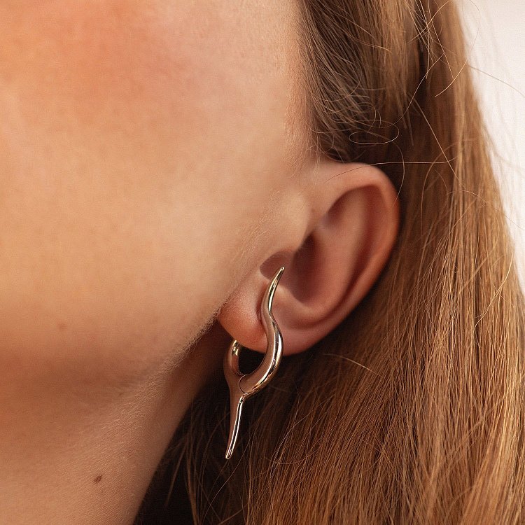 Срібні сережки "Florence" 123391 від ювелірного магазину Онікс - 7