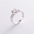 Кольцо в белом золоте (бриллианты) LDR0652-p от ювелирного магазина Оникс