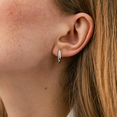 Серебряные серьги "Paola" 123454 №5