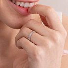 Кольцо в белом золоте с бриллиантами 214861121 от ювелирного магазина Оникс - 10