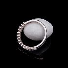 Срібний перстень з фіанітами 111034 от ювелирного магазина Оникс - 1