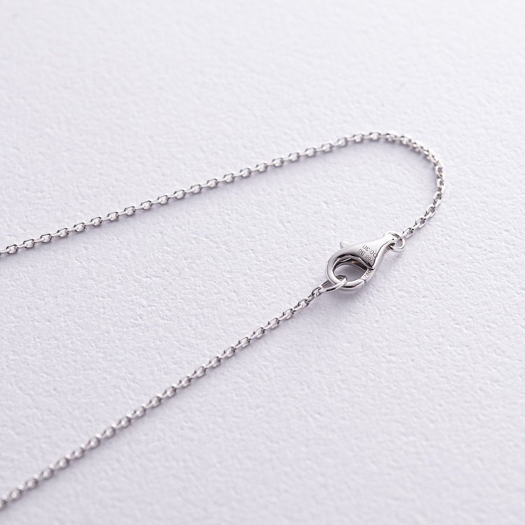 Золоте кольє - краватка "Хрестик" з діамантами колб0101mi від ювелірного магазину Онікс - 4