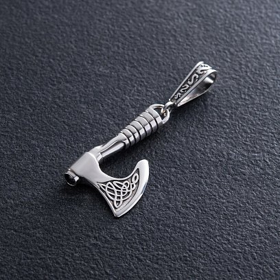 Серебряный кулон "Секира Перуна" 093 №14