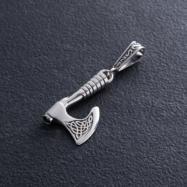 Серебряный кулон "Секира Перуна" 093 от ювелирного магазина Оникс - 14