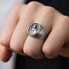 Мужское серебряное кольцо "Воин" 420 от ювелирного магазина Оникс - 7
