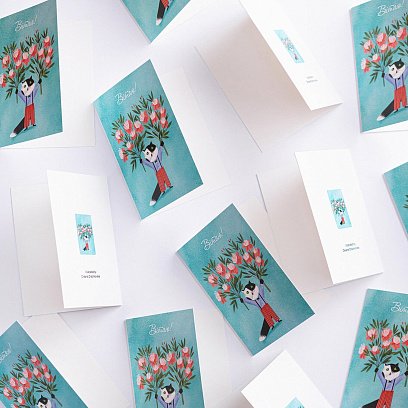 Листівка до Вашого подарунку "Вітаю!" №6