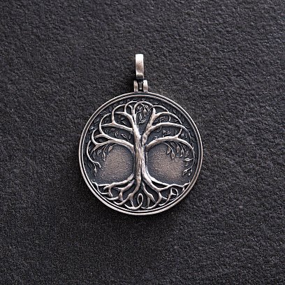 Серебряный кулон "Кельтское древо жизни" 133188 №3