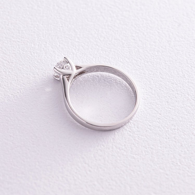 Помолвочное золотое кольцо с бриллиантами кб0412 от ювелирного магазина Оникс - 2