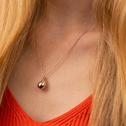 Колье "Megan" в красном золоте (Small) кол02576 №2