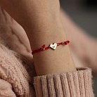 Браслет з червоною ниткою "Серце" б04207 от ювелирного магазина Оникс - 5