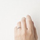 Золотое кольцо с бриллиантами кб0041 от ювелирного магазина Оникс - 3