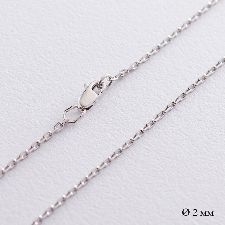 Серебряная цепочка (якорное плетение) р0102012 от ювелирного магазина Оникс