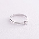 Помолвочное золотое кольцо с бриллиантом 221071121 от ювелирного магазина Оникс - 7