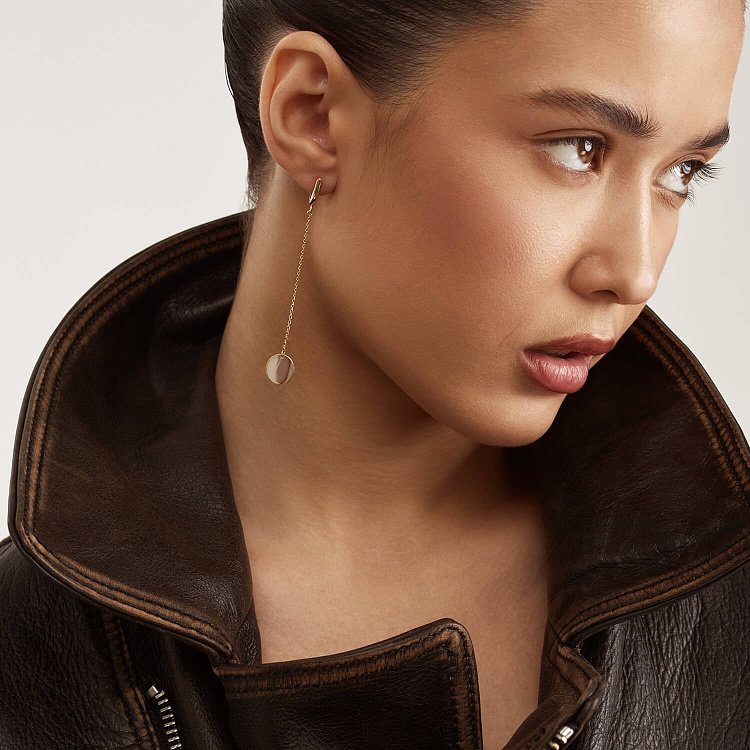 Сережки "Монетки" в жовтому золоті с06836 від ювелірного магазину Онікс - 3