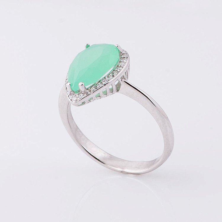 Серебряное кольцо (фианиты) 111921 от ювелирного магазина Оникс - 2