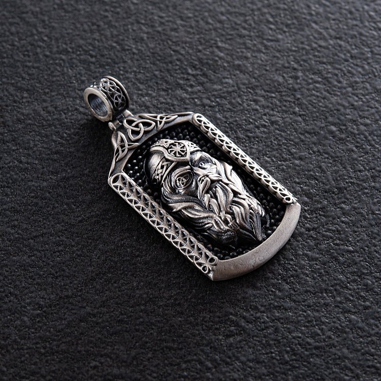 Срібний кулон "Бог Одін" 291 від ювелірного магазину Онікс - 3