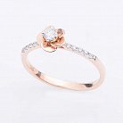 Золотое кольцо с бриллиантами кб02901 от ювелирного магазина Оникс