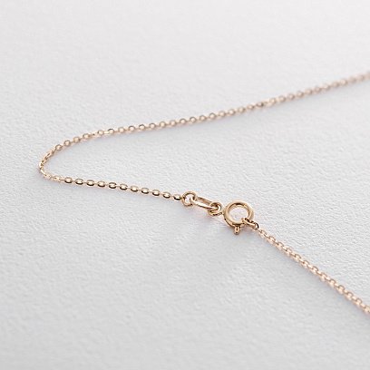 Золоте кольє (зелений аметист) кол01342 №3