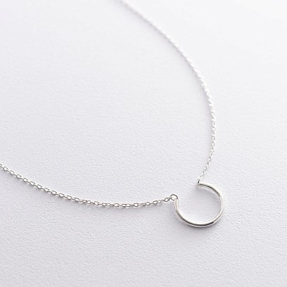 Серебряное колье "Комплимент" 181064 №2