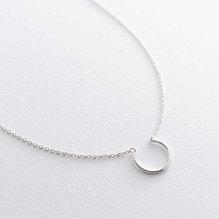 Серебряное колье "Комплимент" 181064 от ювелирного магазина Оникс - 2