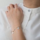 Срібний браслет із зірочками 141361 от ювелирного магазина Оникс - 1