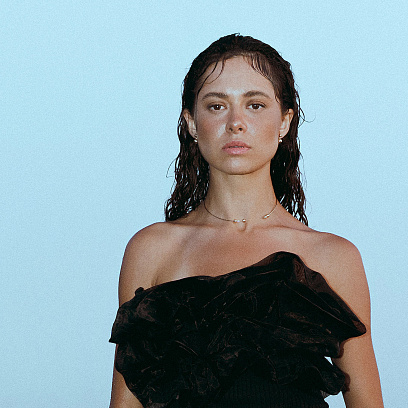 Кольє - чокер "Emilia" (жовте золото) з кульками кол02615 №4