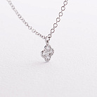 Золоте кольє "Конюшина" з діамантами колб0155lg от ювелирного магазина Оникс - 1