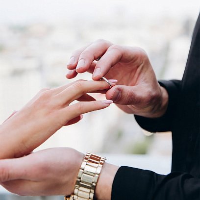 Серебряное кольцо с фианитами 112579 №10