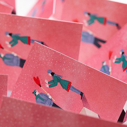 Листівка до Вашого подарунку "Made with love" №3