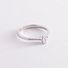 Помолвочное золотое кольцо "Сердце" с бриллиантом кб0399z от ювелирного магазина Оникс - 5