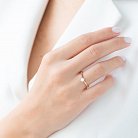 Помолвочное кольцо в красном золоте (бриллиант) кб0232 от ювелирного магазина Оникс - 4