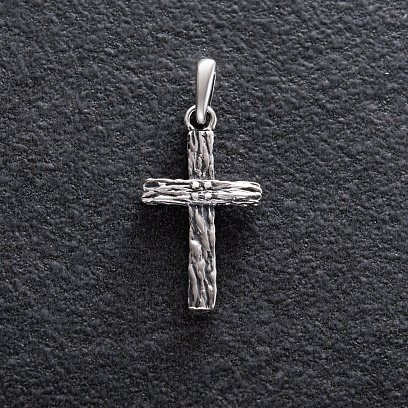 Срібний хрестик (чорніння) 132713