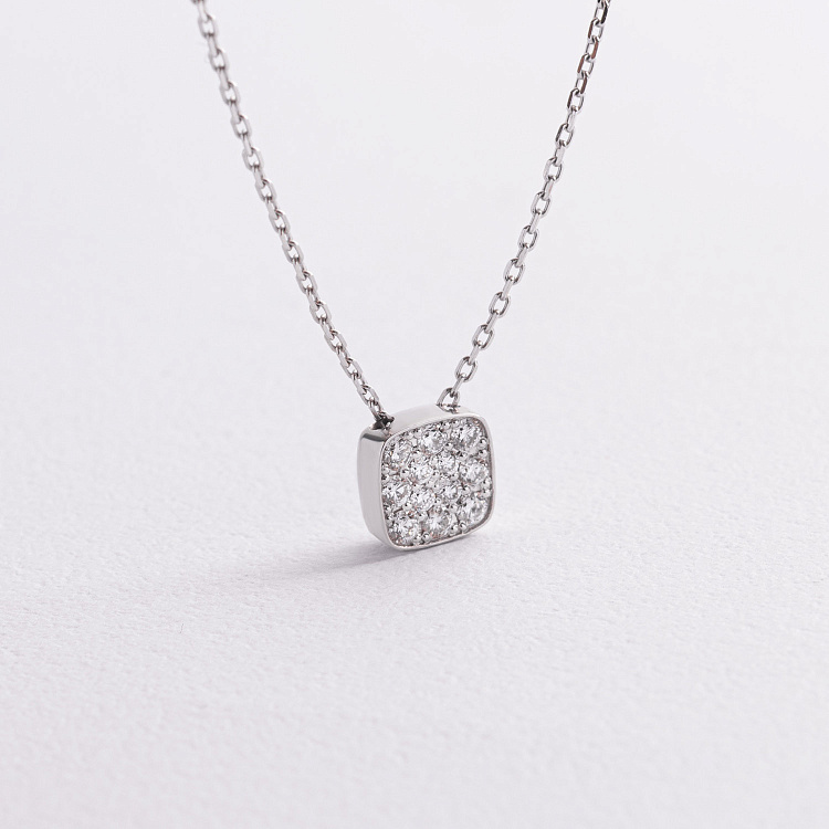 Золотое колье с бриллиантами 744951121 от ювелирного магазина Оникс