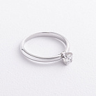 Заручальна золота каблучка з діамантом кб0698м от ювелирного магазина Оникс - 1