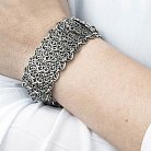 Ажурний срібний браслет 14070 от ювелирного магазина Оникс - 3