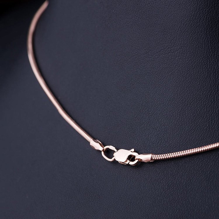 Золотое колье плетение Снейк ц00336 от ювелирного магазина Оникс - 2