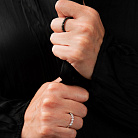 Золота каблучка з діамантами кб0645ri от ювелирного магазина Оникс - 3