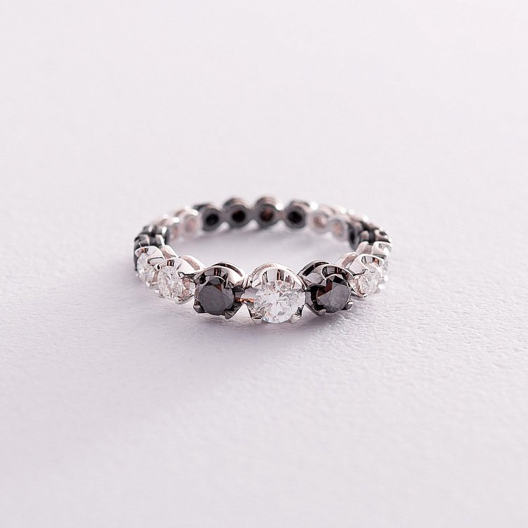 Золотое кольцо с бриллиантами кб0257ar от ювелирного магазина Оникс