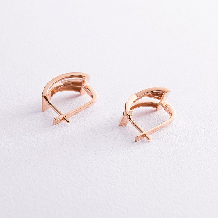 Серьги в красном золоте с07497 от ювелирного магазина Оникс - 2