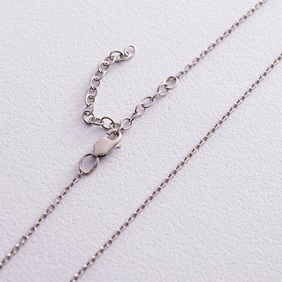 Серебряная цепочка с удлинителем 40 - 45 см (якорное плетение) рс116016