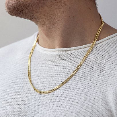 Ланцюжок золотий панцирне плетіння (5.5 мм) ц00577-5,5 №2