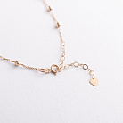 Кольє "Кульки" у жовтому золоті кол02666 от ювелирного магазина Оникс - 2