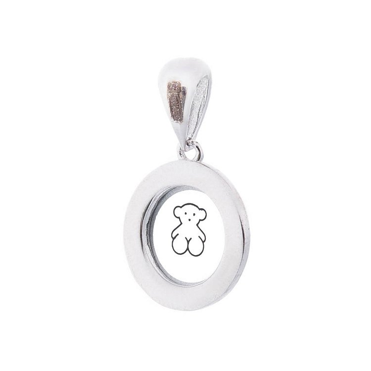 Срібна підвіска "Ведмедик Teddy" 132688 від ювелірного магазину Онікс - 1