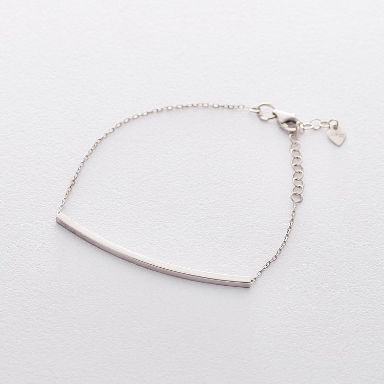 Жіночий срібний браслет 141359 від ювелірного магазину Онікс